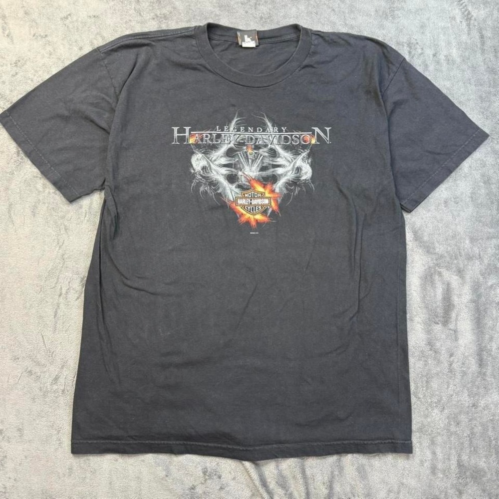 Vintage Harley Davidson T-Shirt Mens XXL Legendary Capital City Tallahassee